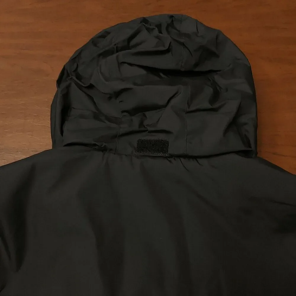 ZeroXposur Water Repellent Full Zip Jacket With Hood Black Grey Men's Size L